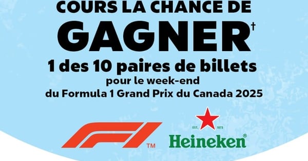 Concours Couche-Tard - FORMULA 1 AVEC HEINEKEN!