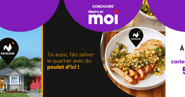 Concours Metro - Gagnez une carte-cadeau de 500$!