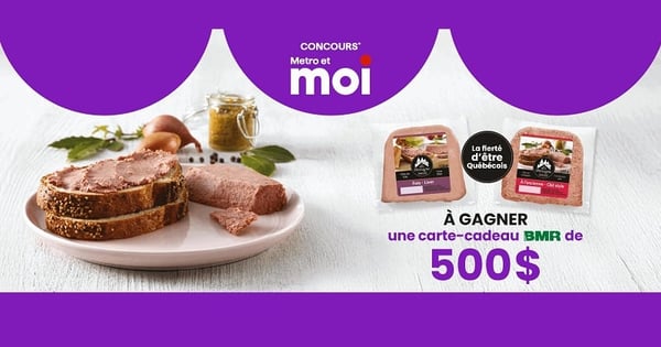 Concours Métro - Gagnez une carte-cadeau BMR de 500 $ !