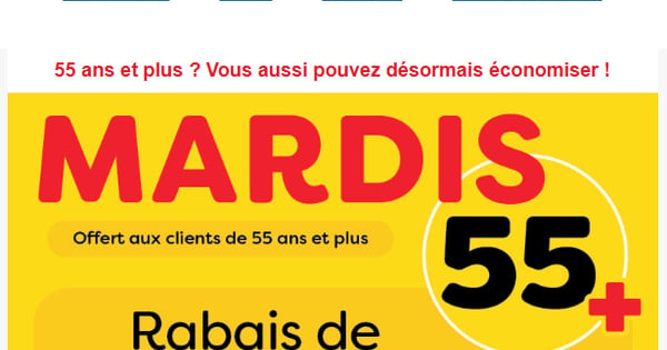 Le Mardi 55+ est là !