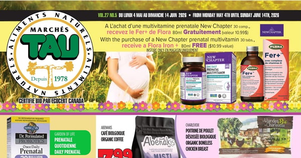 Circulaire TAU Marché d'alimentation Naturelle