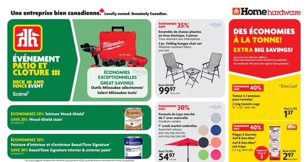 Circulaire Home Hardware