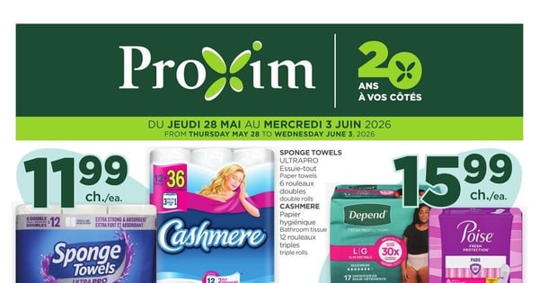Circulaire Proxim