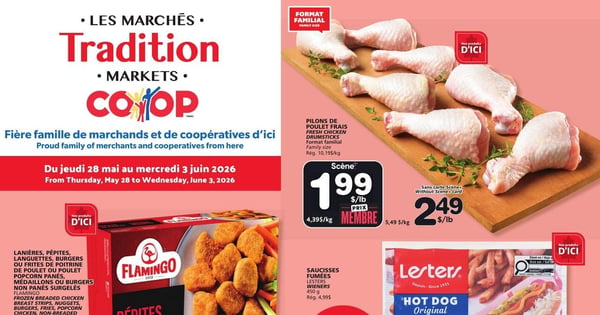 Circulaire Les Marchés Tradition - Nouveau-Brunswick