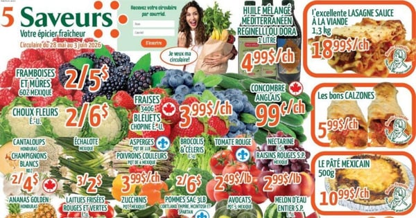 Circulaire Marché Le 5 Saveurs