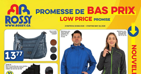 Circulaire Rossy - Promesse de bas prix