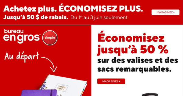 Circulaire Bureau en Gros