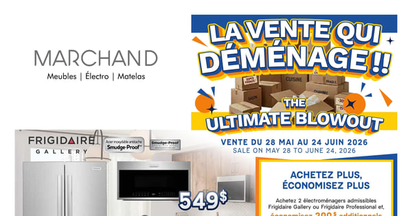 Circulaire Meubles Marchand - La Vente qui déménage !!