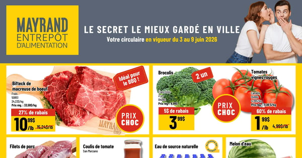 Circulaire Mayrand Entrepôt D'alimentation