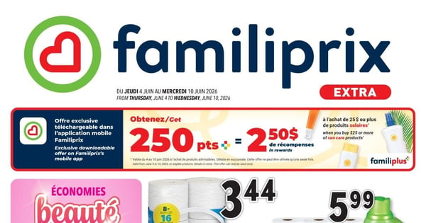 Circulaire Familiprix - Extra