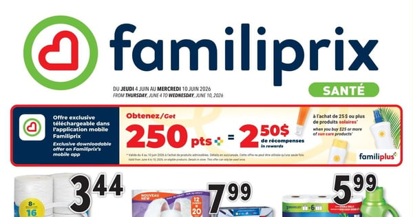 Circulaire Familiprix - Santé