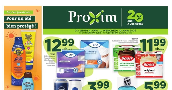 Circulaire Proxim