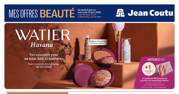 Circulaire Jean Coutu - Mes Offres Beauté