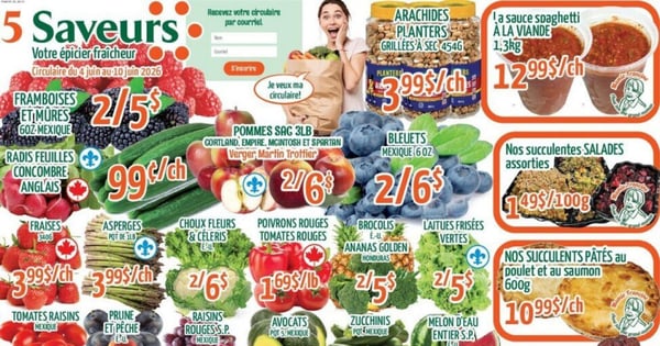 Circulaire Marché Le 5 Saveurs
