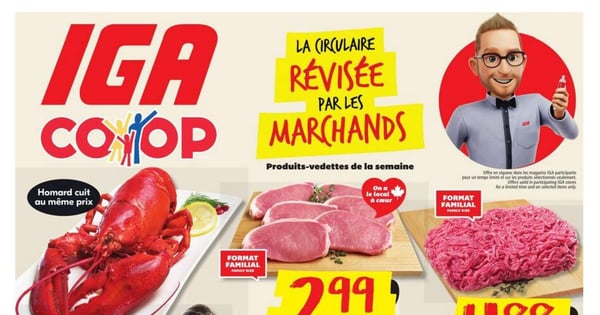 Circulaire IGA Coop Nouveau Brunswick