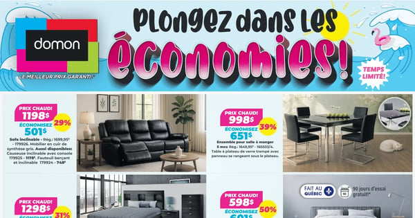 Circulaire Meubles Domon