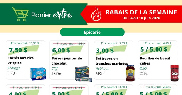 Circulaire Panier Extra