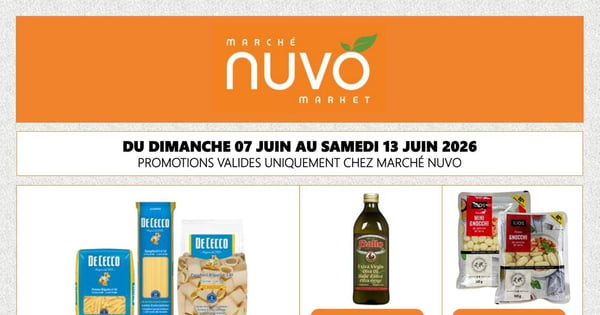 Circulaire Marché Nuvo