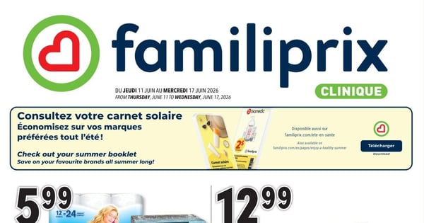 Circulaire Familiprix - Clinique