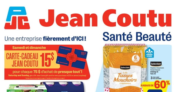 Circulaire Jean Coutu - Santé Beauté