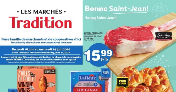 Circulaire Les Marchés Tradition