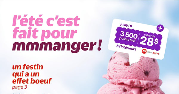 Circulaire Metro - L'été c'est fait pour mmmanger