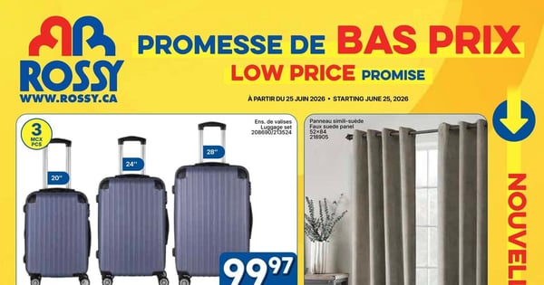 Circulaire Rossy - Promesse de bas prix