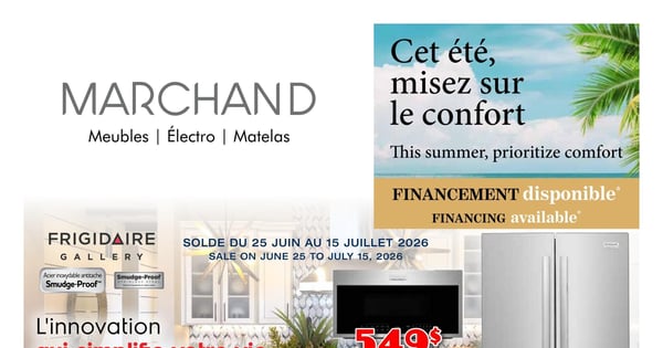 Circulaire Meubles Marchand - Cet Été misez sur le Confort