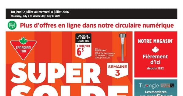 Circulaire Canadian Tire