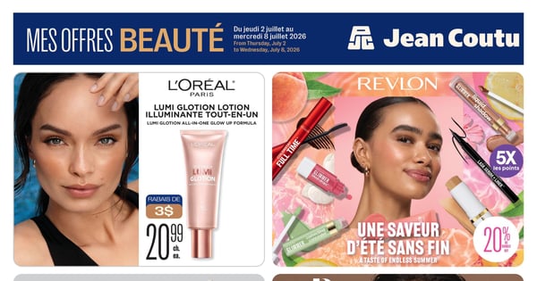 Circulaire Jean Coutu - Mes Offres Beauté