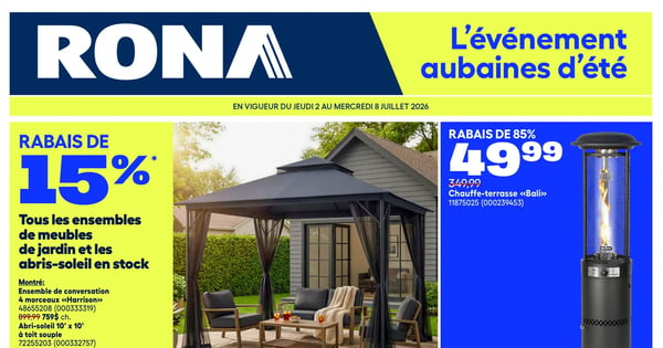 Circulaire Rona
