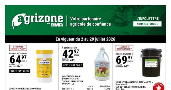 Circulaire BMR - Agrizone