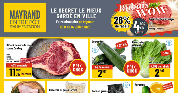 Circulaire Mayrand Entrepôt D'alimentation