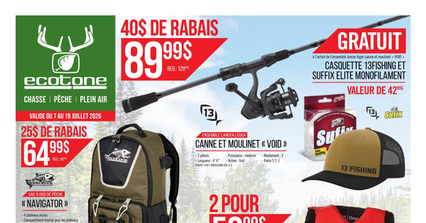 Circulaire Ecotone L'Ami Sport