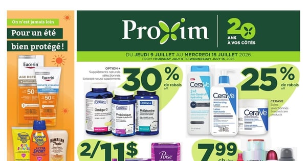 Circulaire Proxim