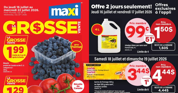 Circulaire Maxi