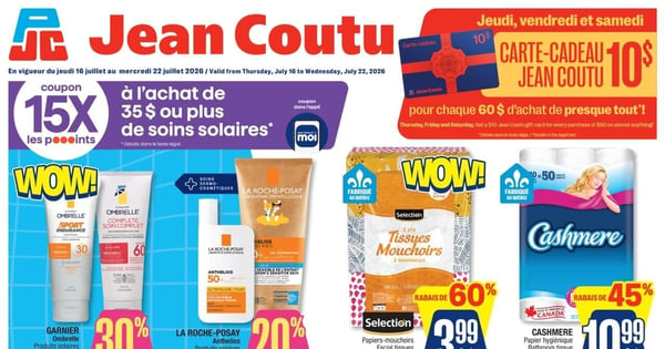 Circulaire Jean Coutu