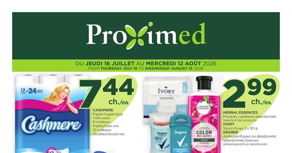 Circulaire Proxim - Proximed
