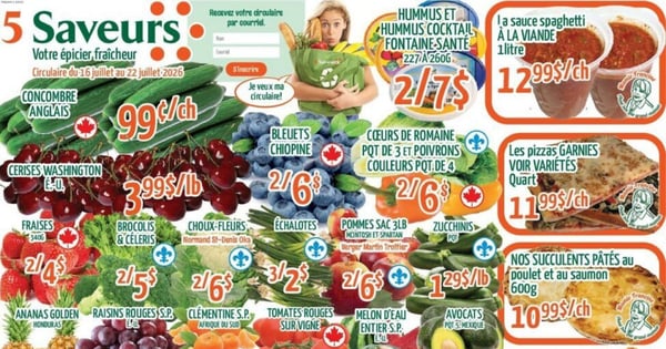 Circulaire Marché Le 5 Saveurs