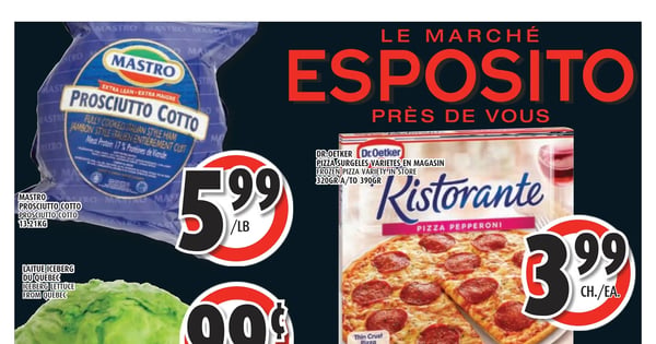Circulaire Le Marché Esposito