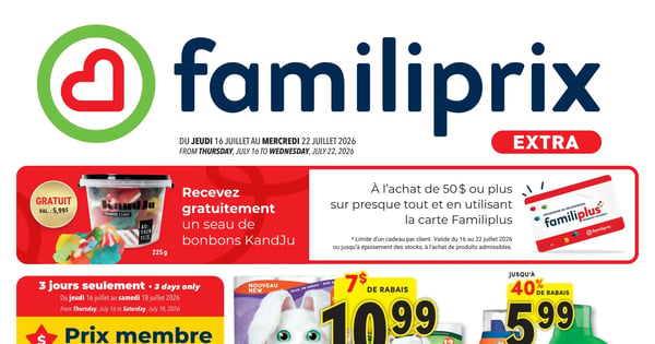 Circulaire Familiprix - Extra