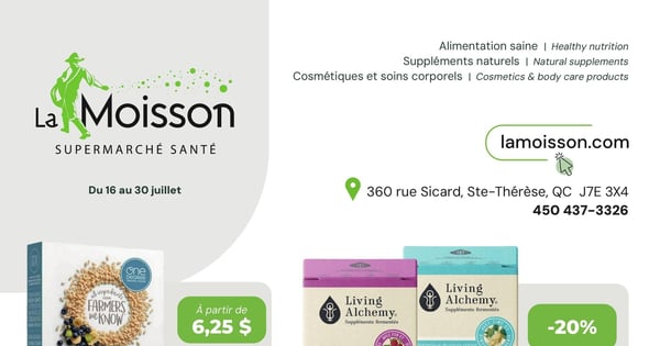 Circulaire La Moisson Supermarché Santé