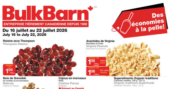 Circulaire Bulk Barn