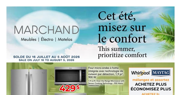 Circulaire Meubles Marchand