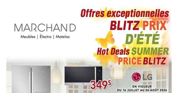 Circulaire Meubles Marchand - Blitz Prix d'Été