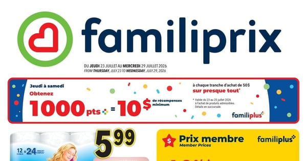 Circulaire Familiprix