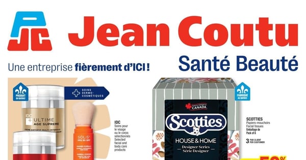 Circulaire Jean Coutu - Santé Beauté