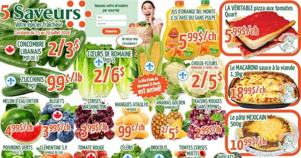 Circulaire Marché Le 5 Saveurs