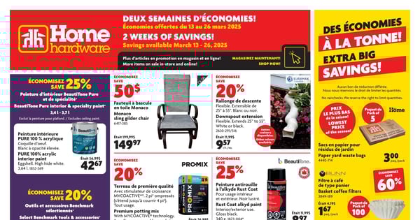 Circulaire Home Hardware