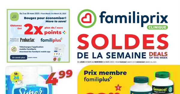 Circulaire Familiprix - Clinique